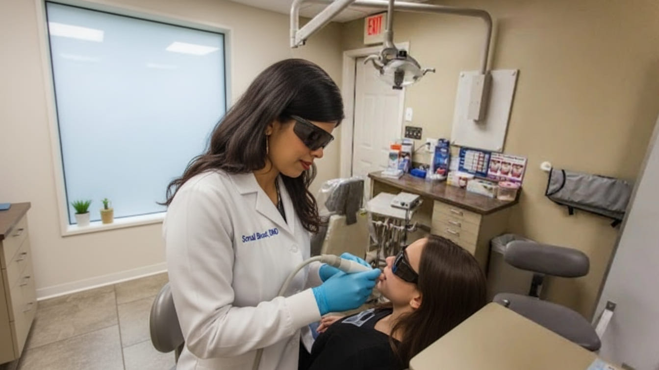 Deep Cleaning With Laser