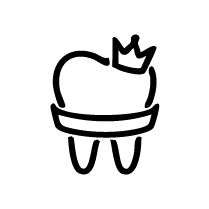 Worn Tooth Reinforcement Crowns